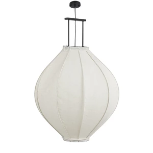 Pego hanging lamp off white frame black - h94xd70cm